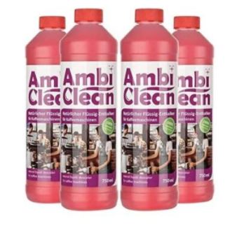 AmbiClean - Set van 4 flessen vloeibare ontkalker